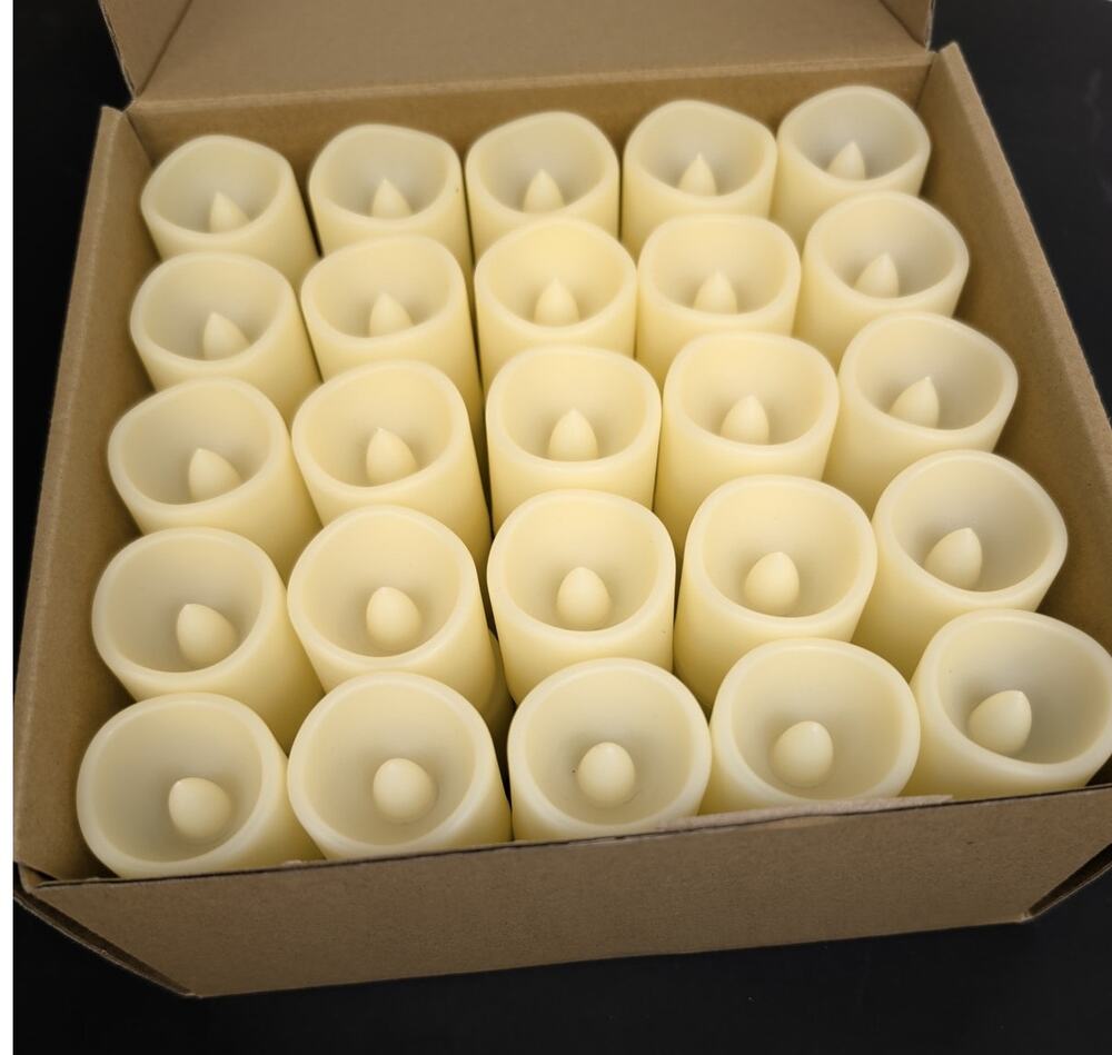 Tea Light Battery Operated Candles Box of 50 Wedding Party Festive Romantic